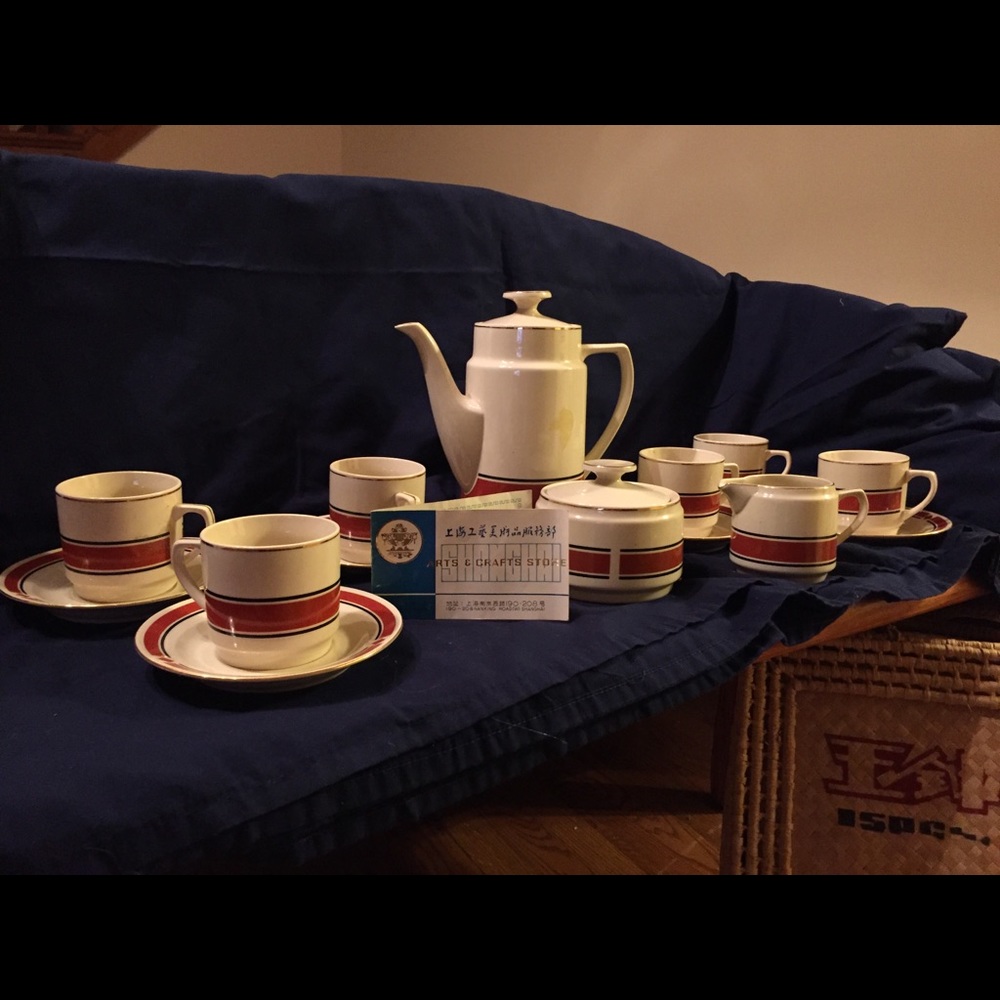 Kun lun vintage china tea set